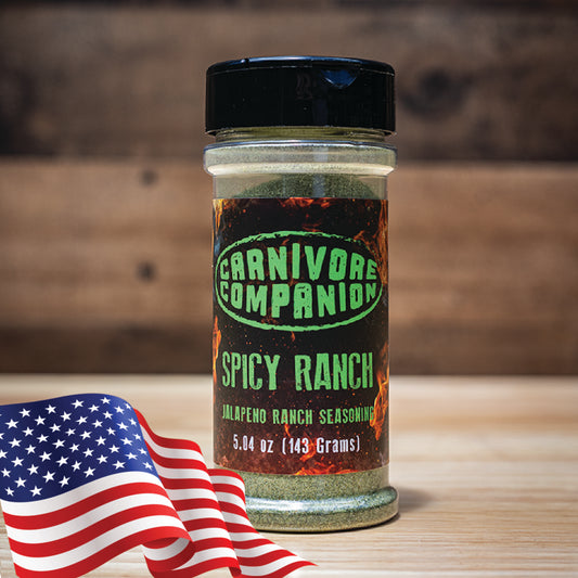Spicy Ranch Jalapeno Ranch Seasoning 5.04 Oz Shaker Bottle | Carnivore Companion