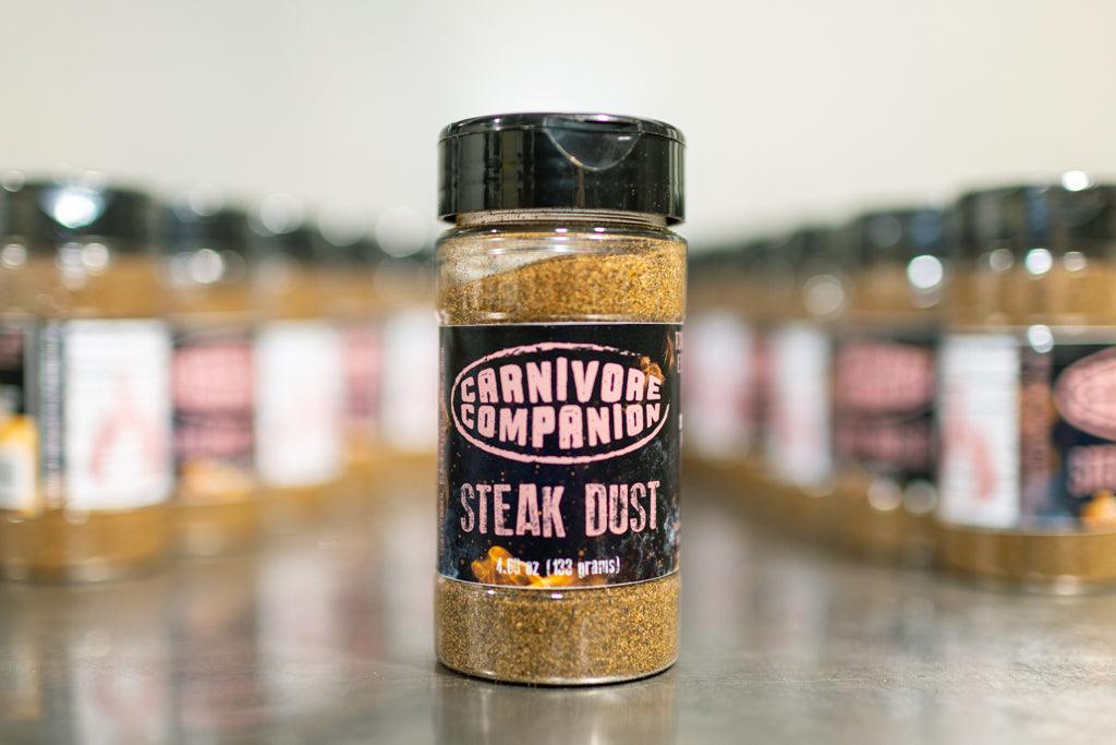 Steak Dust - 4.6 Oz Bottle | 7 SIMPLE Ingredients Seasoning - Carnivore Companion